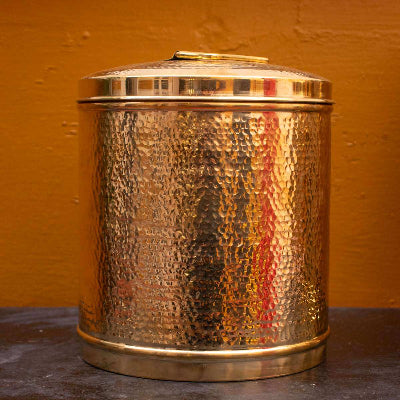 Brass Storage Pawali / Drum - Sama Homes