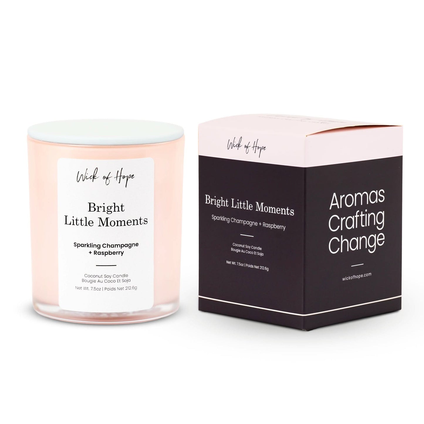 Bright Little Moments Candle | Champagne + Raspberry