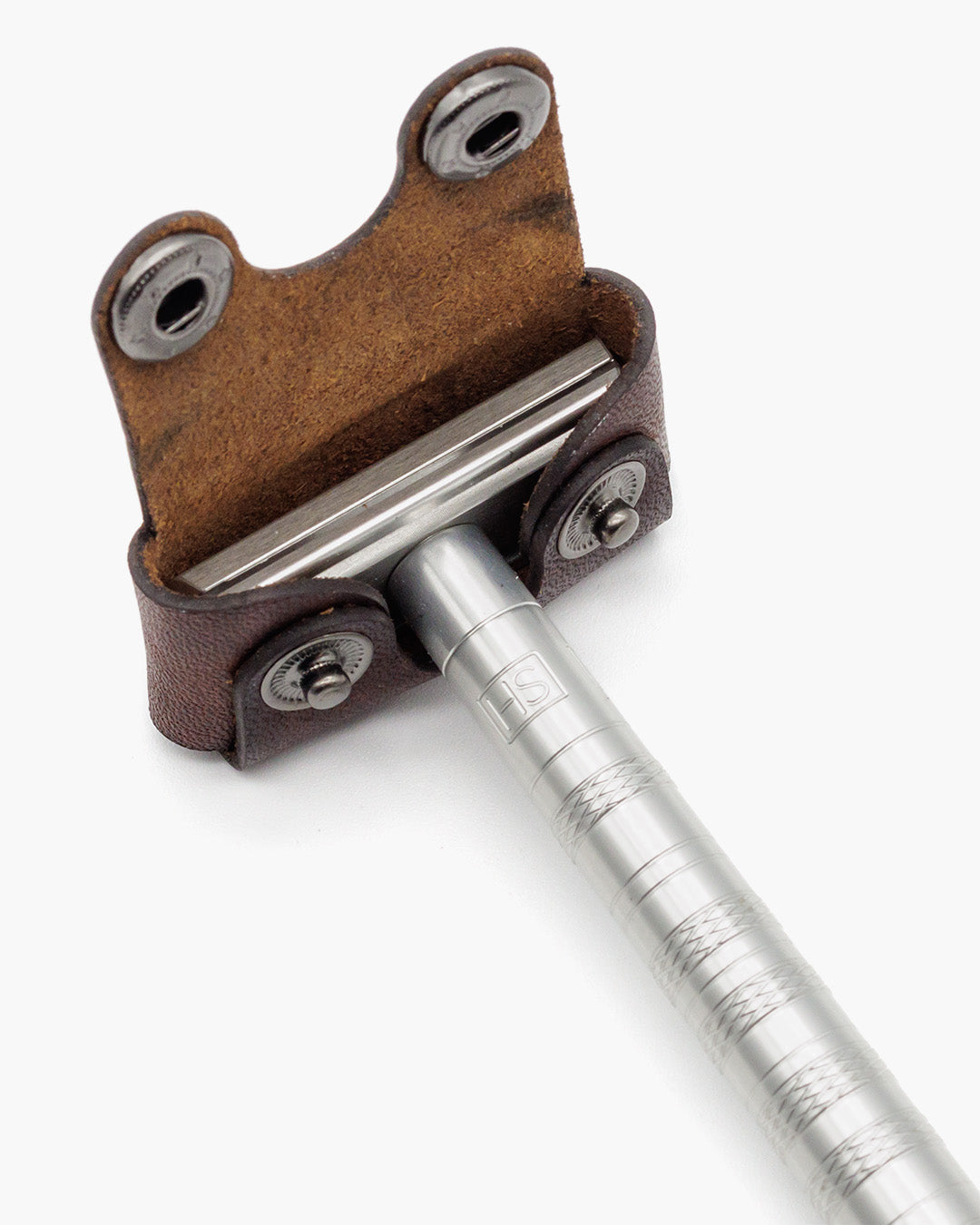 Henson Razor Brown Leather Head Cover – Genuine Leather Protection – Sama Homes - Eco-friendly - Sama Homes