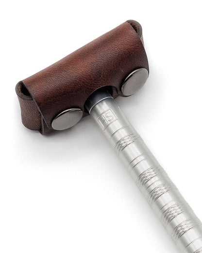 Henson Razor Brown Leather Head Cover – Genuine Leather Protection – Image 5