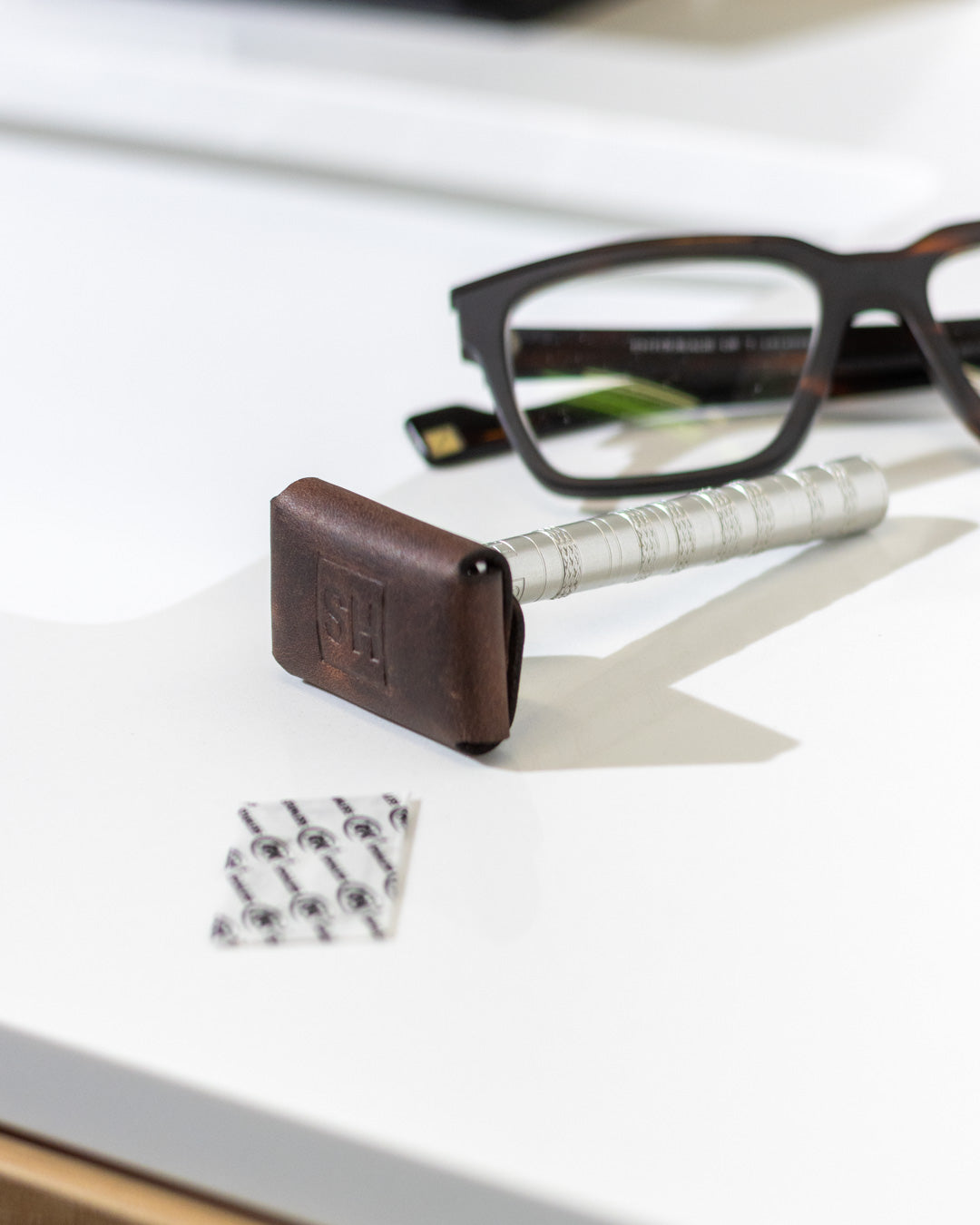 Henson Razor Brown Leather Head Cover – Genuine Leather Protection – Image 4