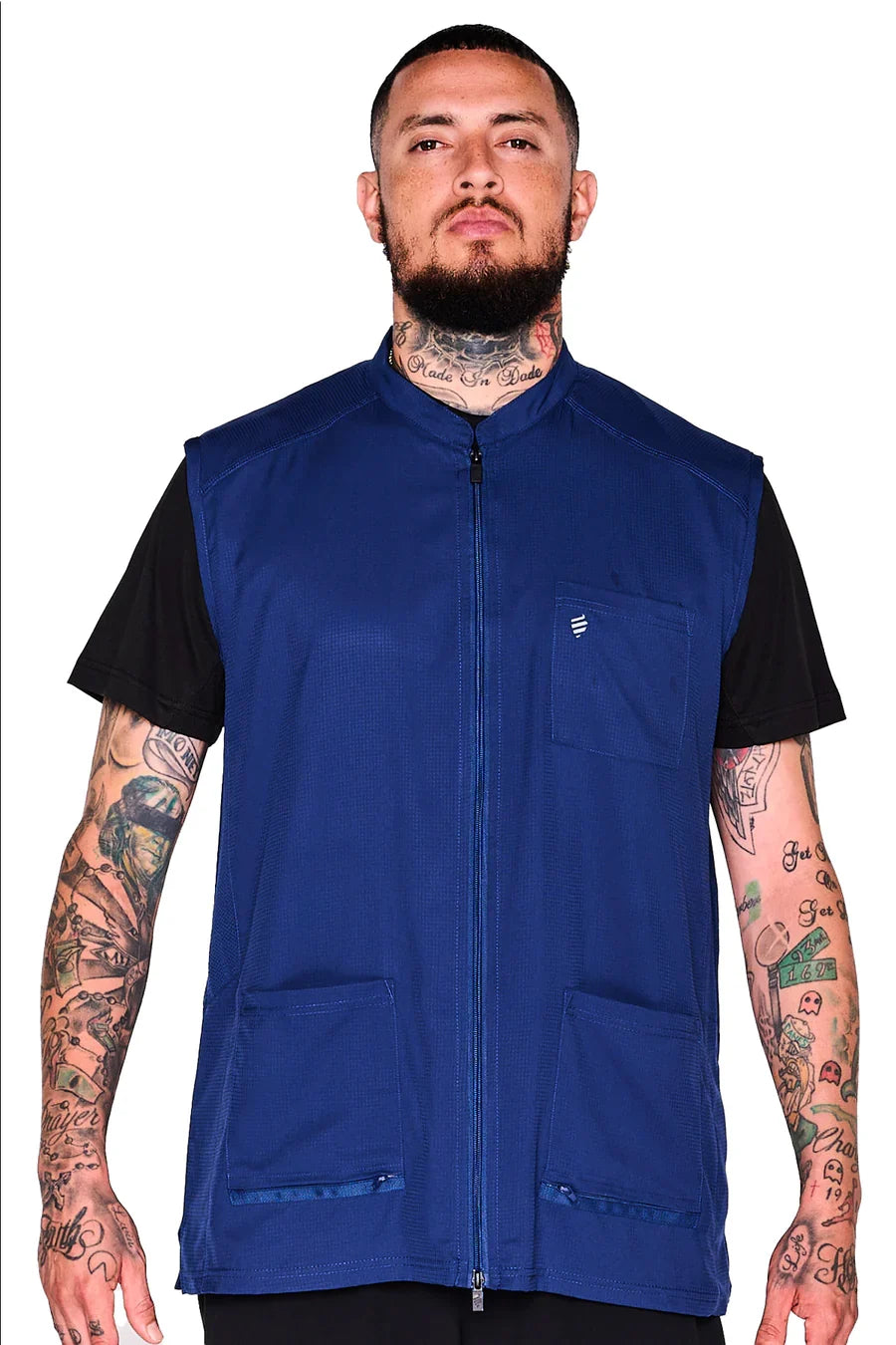 Barber Strong The Barber Vest - Blue by Barber Strong - Sustainable Living