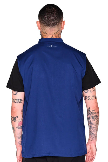Barber Strong The Barber Vest - Blue by Barber Strong - Sustainable Living (View 3)