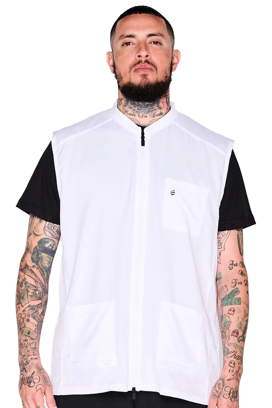 Barber Strong The Barber Vest - White by Barber Strong - Sustainable Living