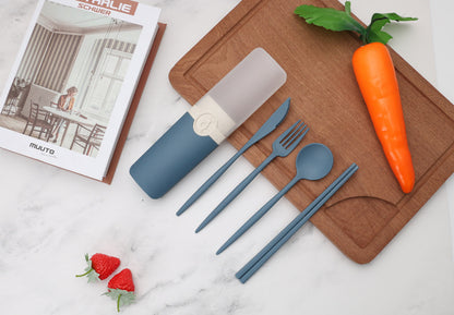 Cutlery Knife Fork Spoon Chopsticks Set Storage Box Five Piece Set – Image 5