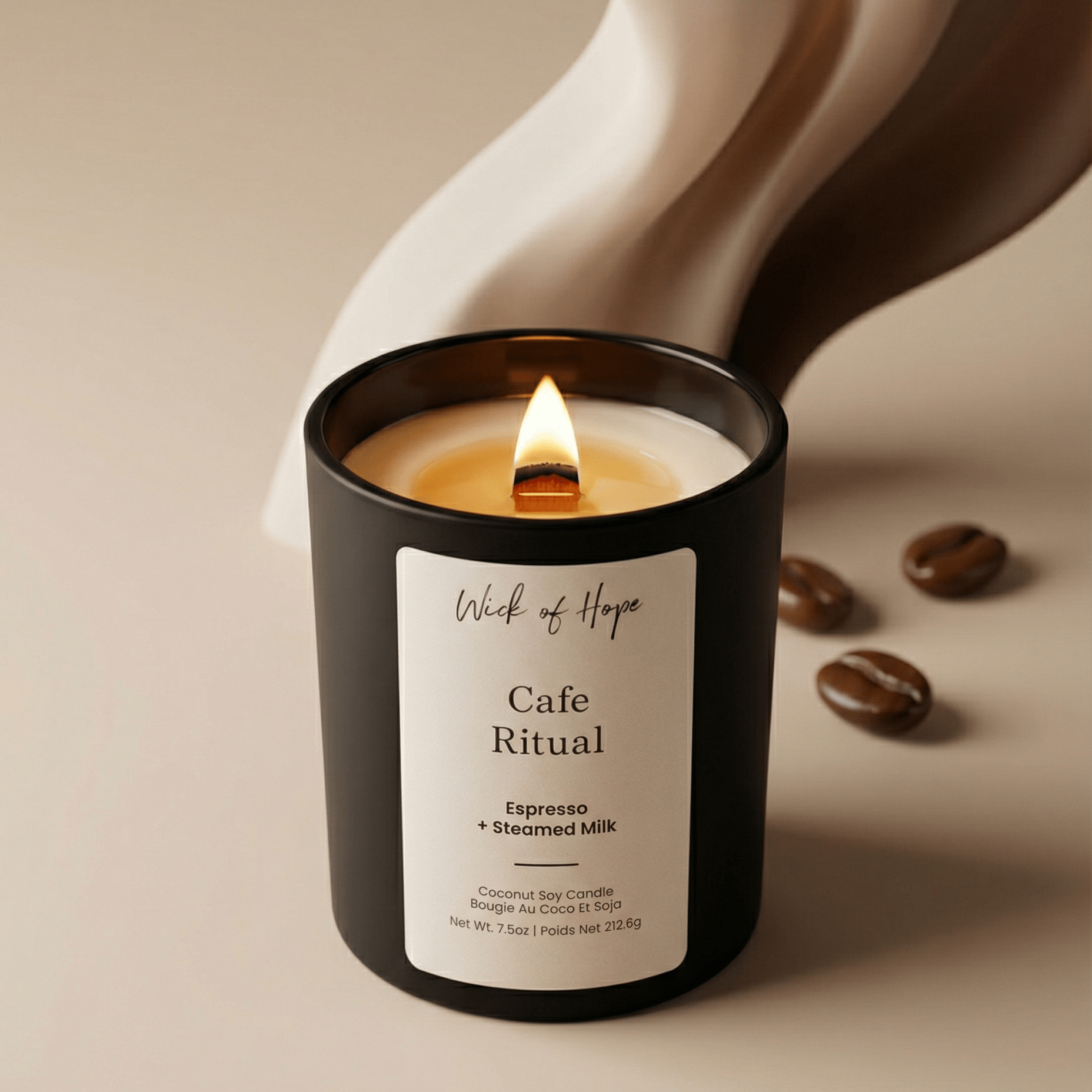 Cafe Ritual Candle | Espresso + Steamed Milk - Image 2