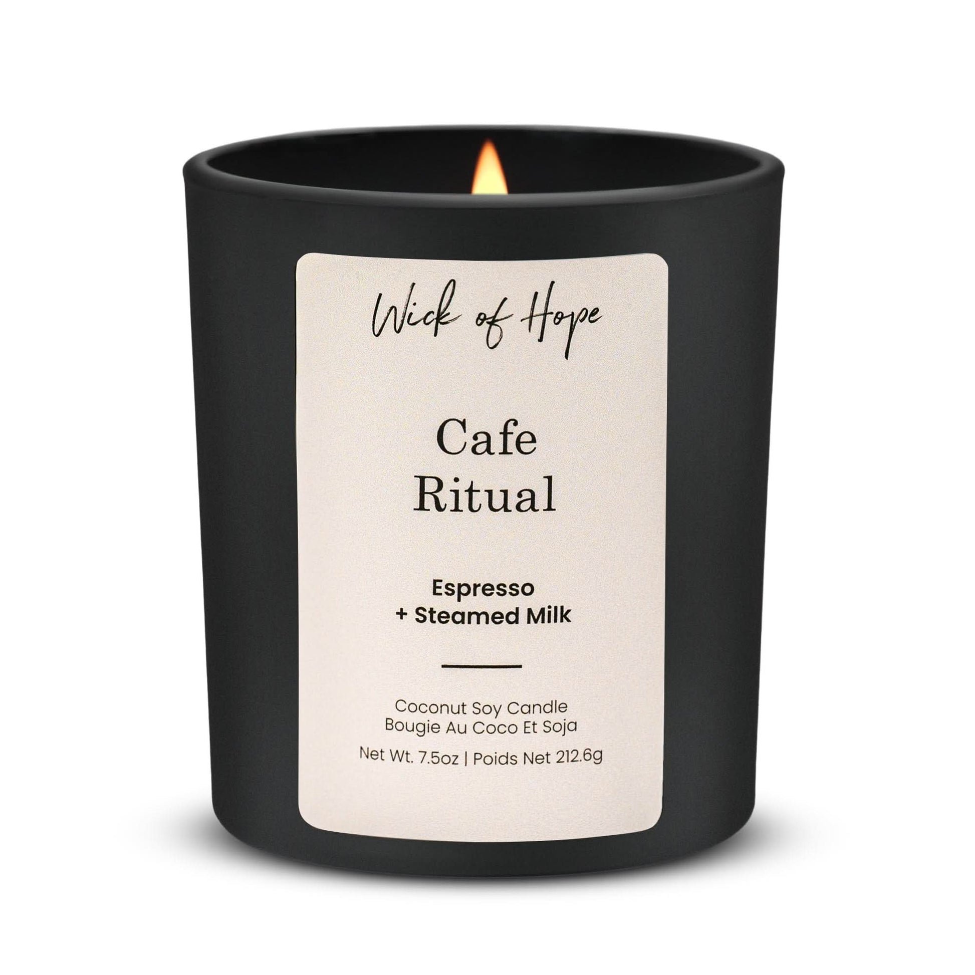 Cafe Ritual Candle | Espresso + Steamed Milk - Eco-friendly - Sama Homes