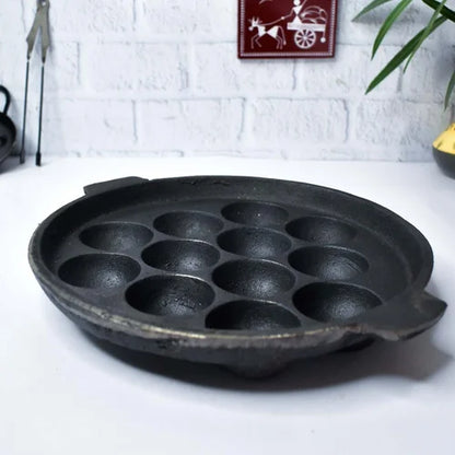 Cast Iron Kuzhi Paniyarakal (Paddu-Appe Tawa) – Image 3