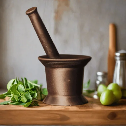 Cast Iron Mortar and Pestle – Sama Homes