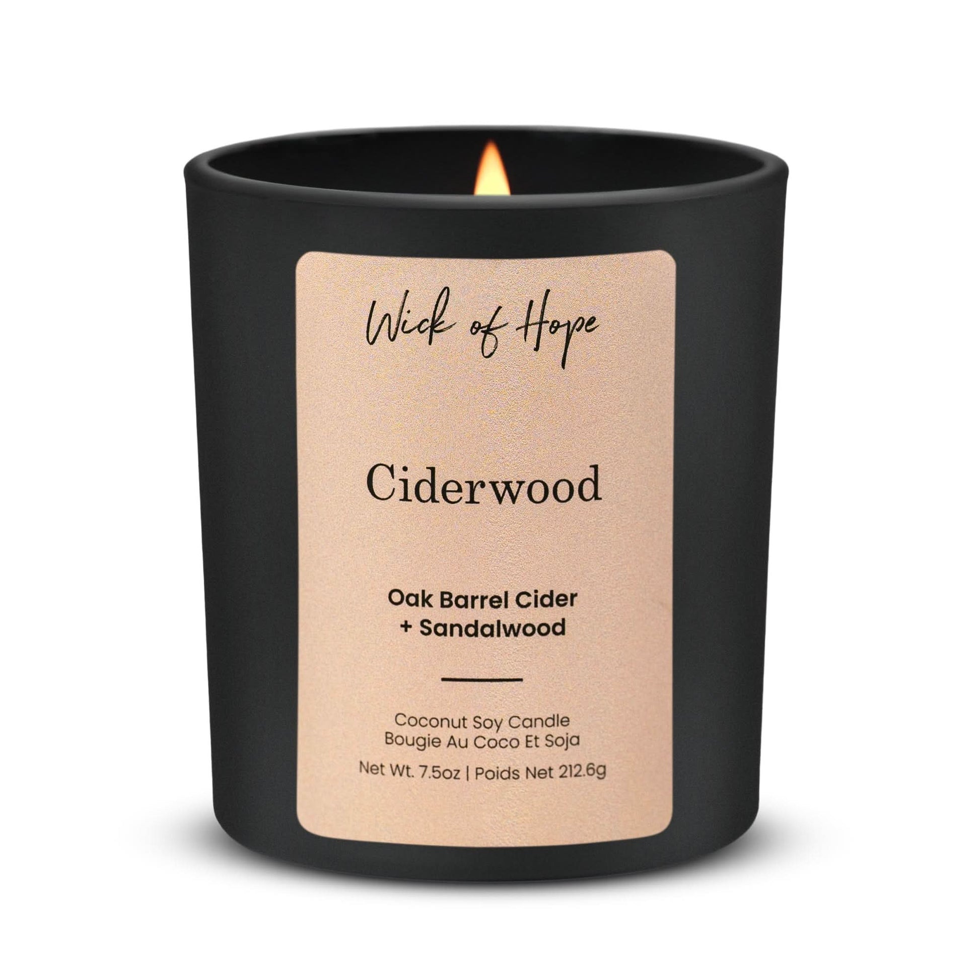 Ciderwood Candle | Oak Barrel Cider + Sandalwood - Eco-friendly - Sama Homes