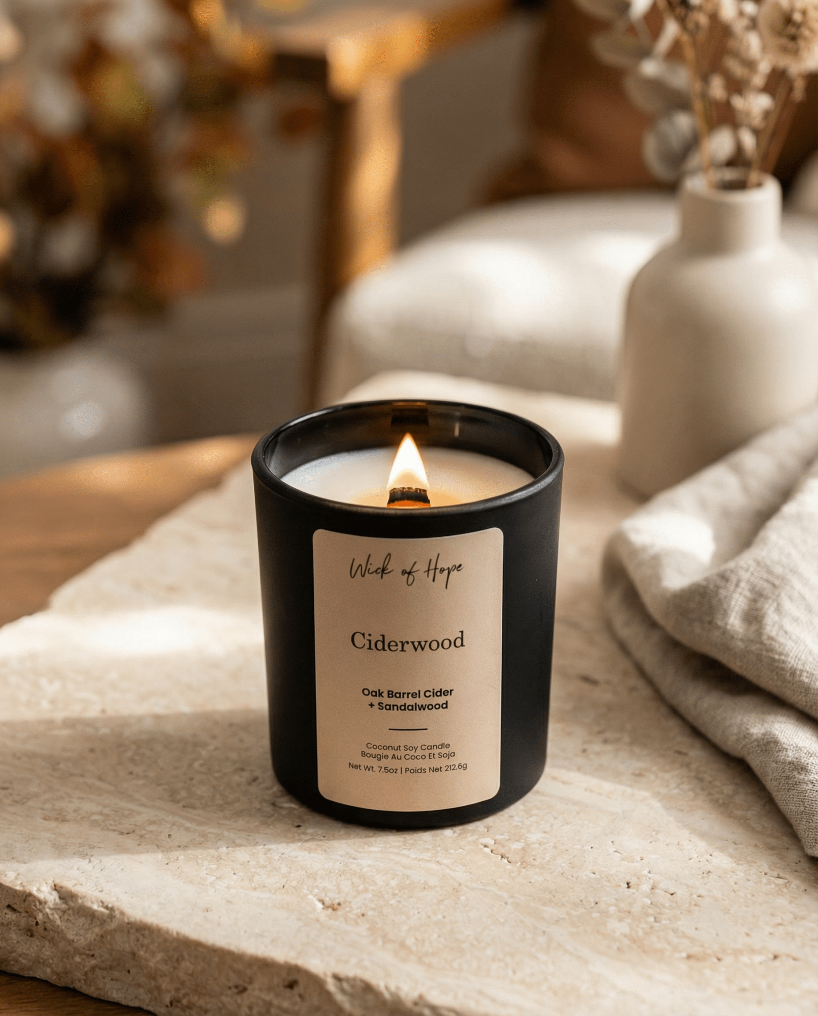 Ciderwood Candle | Oak Barrel Cider + Sandalwood - Image 5