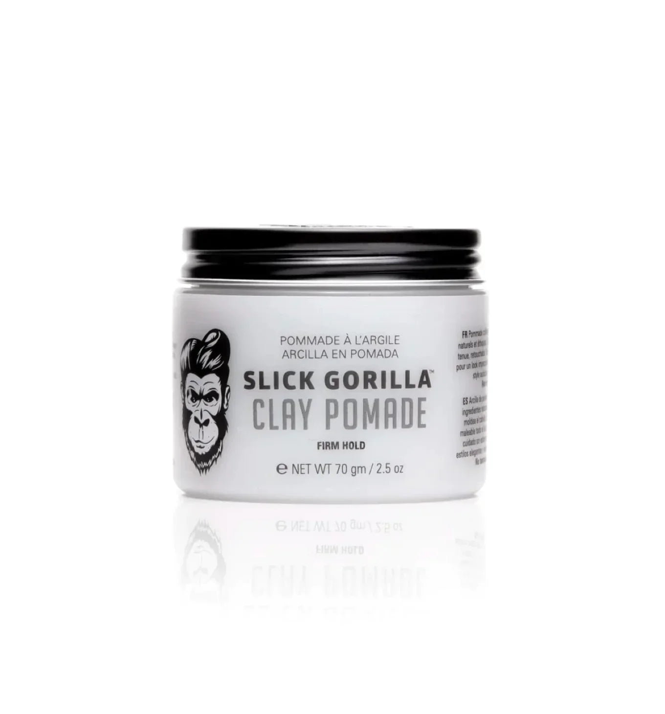 Slick Gorilla Clay Pomade – Firm Hold & Low Shine for Reworkable Styles