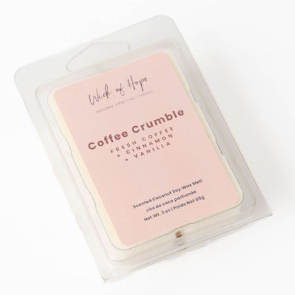 Coffee Crumble Wax Melt | Fresh Coffee + Vanilla Butter by Wick of Hope - Wax Melt (View 2)