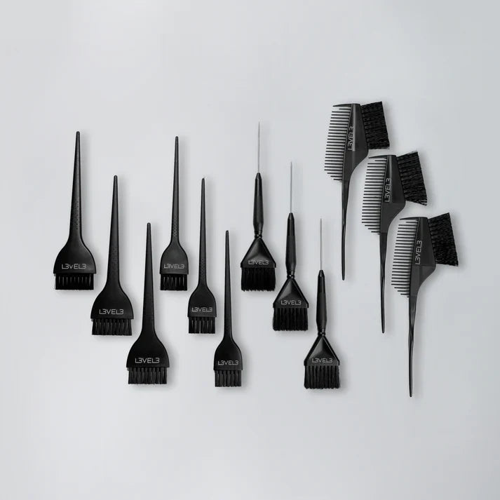 LV3 Color Brush Set with Bag by L3VEL3 - Sustainable Living