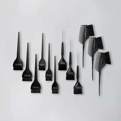 LV3 Color Brush Set with Bag by L3VEL3 - Sustainable Living