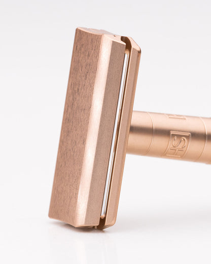 Eco Friendly Plastic Free Razor Copper Color