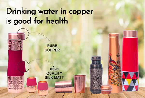 Pure Copper Water Bottles 