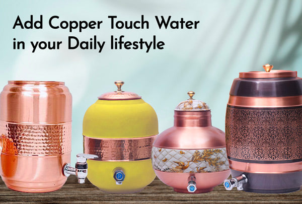 Pure Copper Water Dispenser Pot