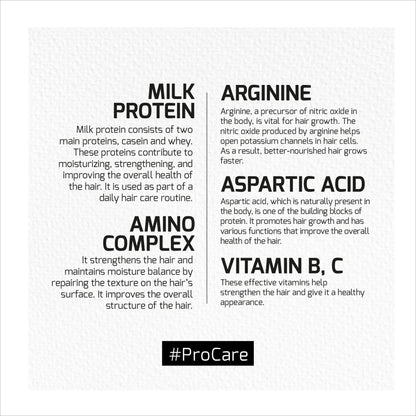 Agiva Milk Protein Amino Complex Pro Care Shampoo 500ML by Agiva - Sustainable Living (View 3)
