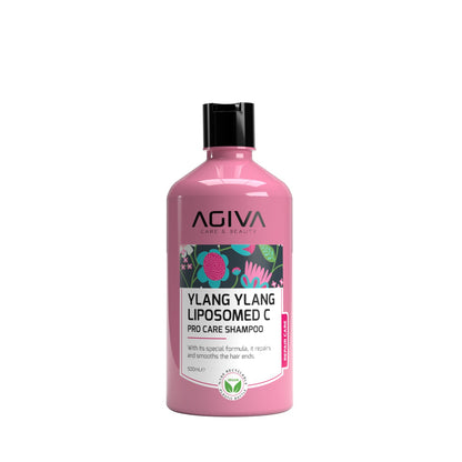 Agiva Ylang Ylang Lıpozom C Pro Care Shampoo 500ML by Agiva - Sustainable Living (View 2)