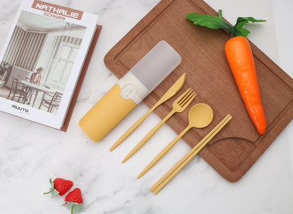 Cutlery Knife Fork Spoon Chopsticks Set Storage Box Five Piece Set – Image 4