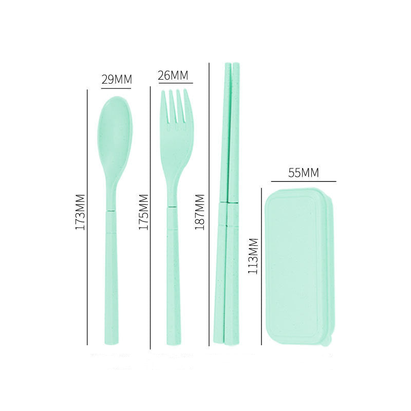 Cutlery Knife Fork Spoon Chopsticks Set Storage Box Five Piece Set – Image 7