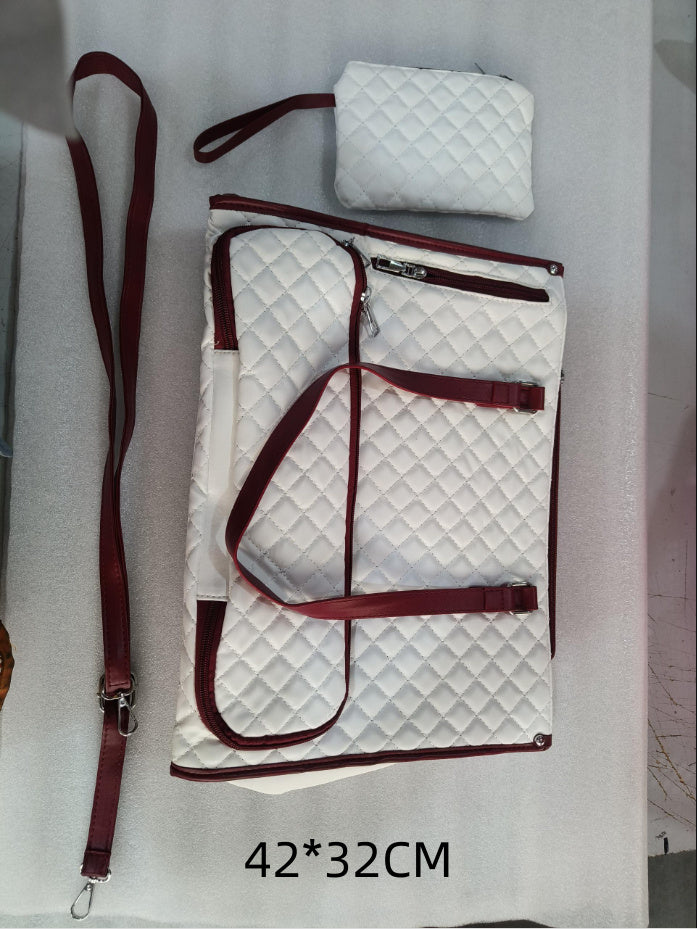 Fashionable Lunch Tote Bag Women's Thermal Insulation Lunch Box Leak-proof Crossbody Computer Storage Bag Quilted Large Capacity Handbag With Purse – Image 12