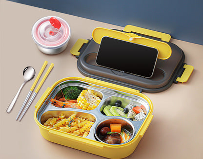 304 Stainless Steel Lunch Box, Fresh-keeping Box With Soup Cup, Insulated Lunch Box – Sama Homes