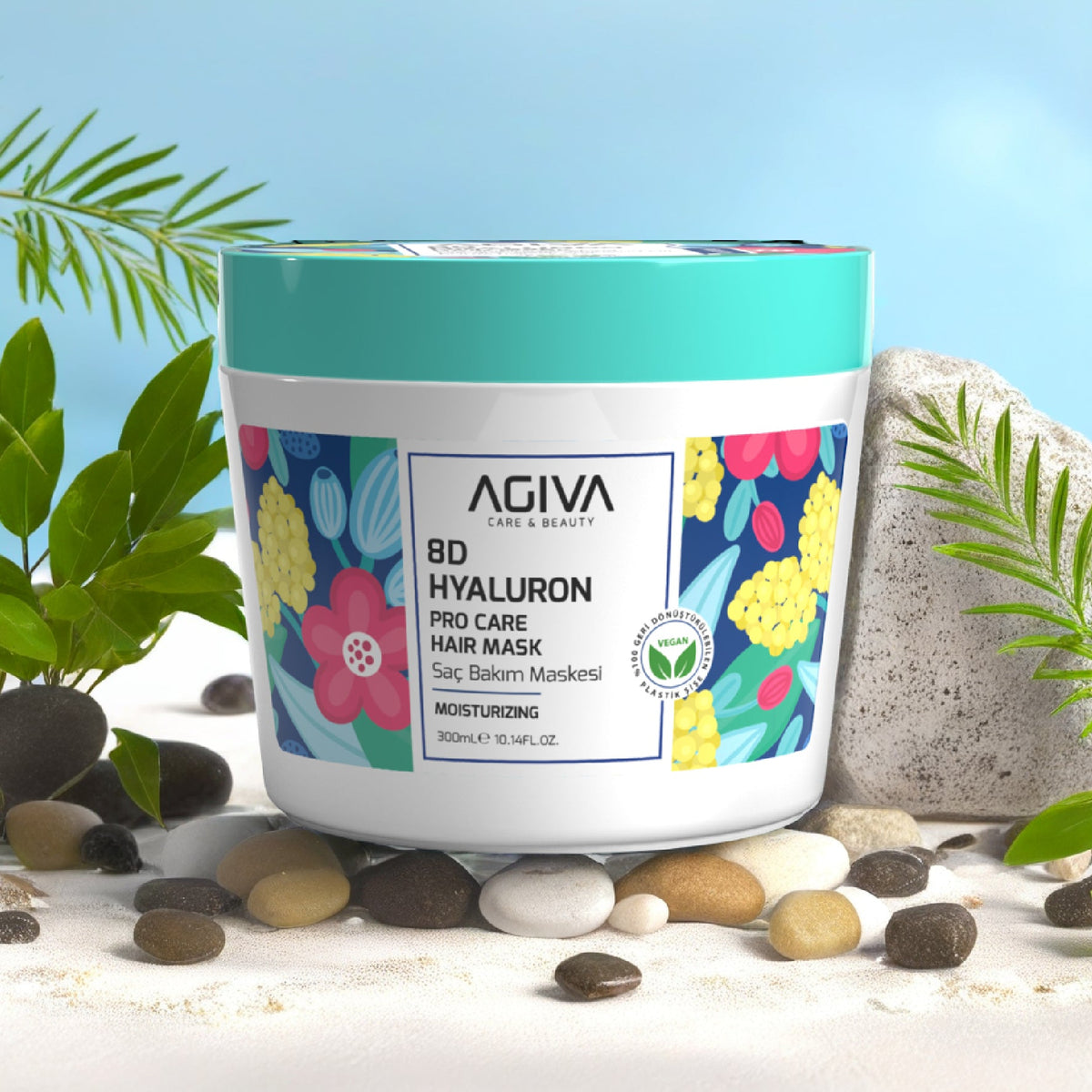 Agiva 8D Hyaluron Pro Care Hair Mask 300ML by Agiva - Sustainable Living (View 3)