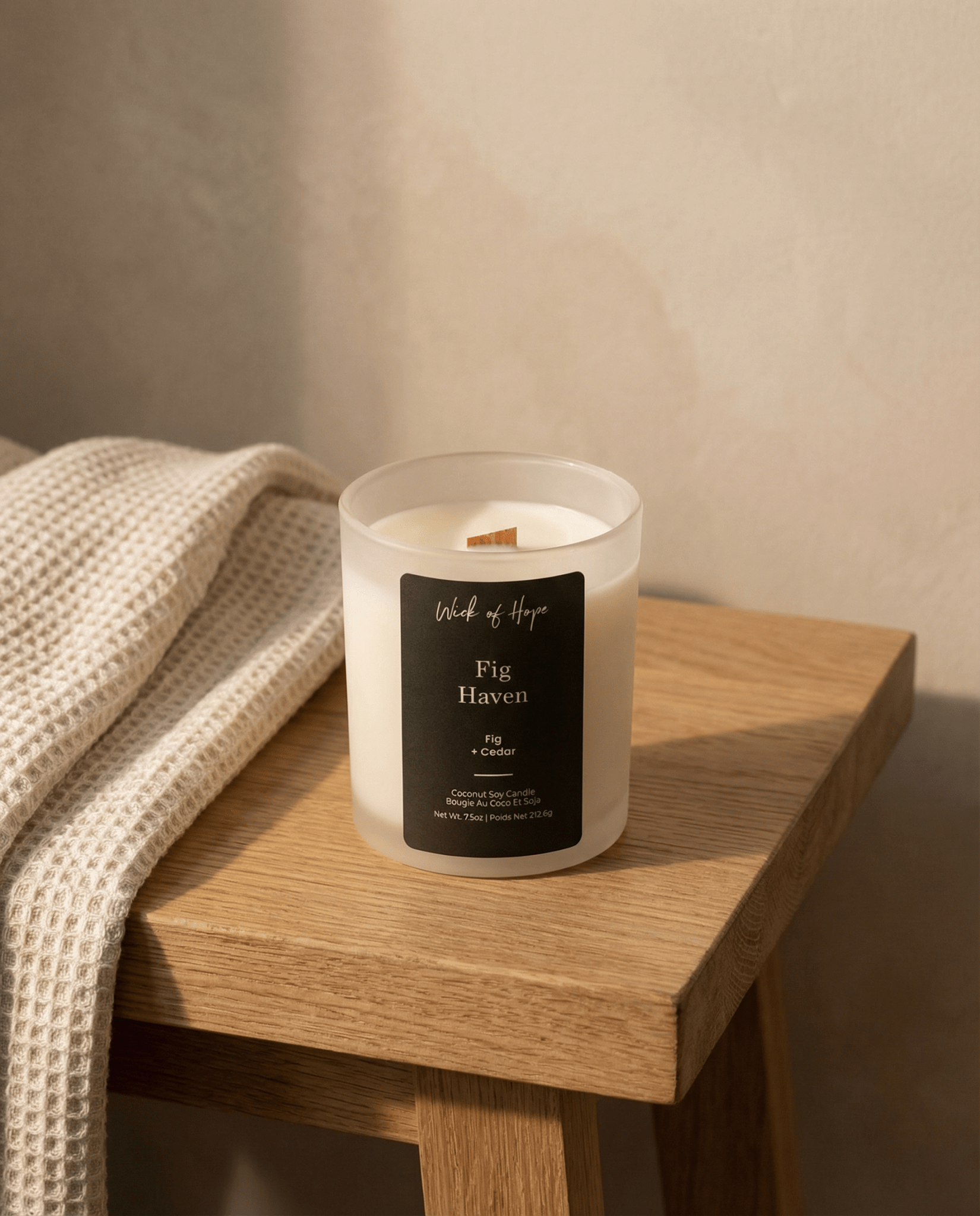 Fig Haven Candle | Fig + Cedar - Image 6