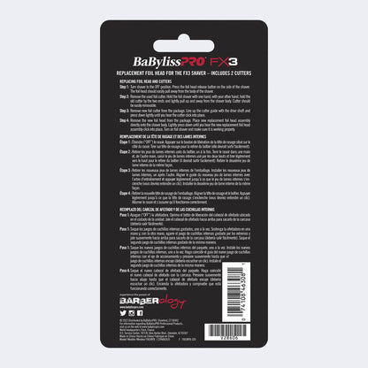 BabylissPRO FX3 Professional High Speed Foil Shaver Replacement Head by BabylissPro - Sustainable Living (View 3)