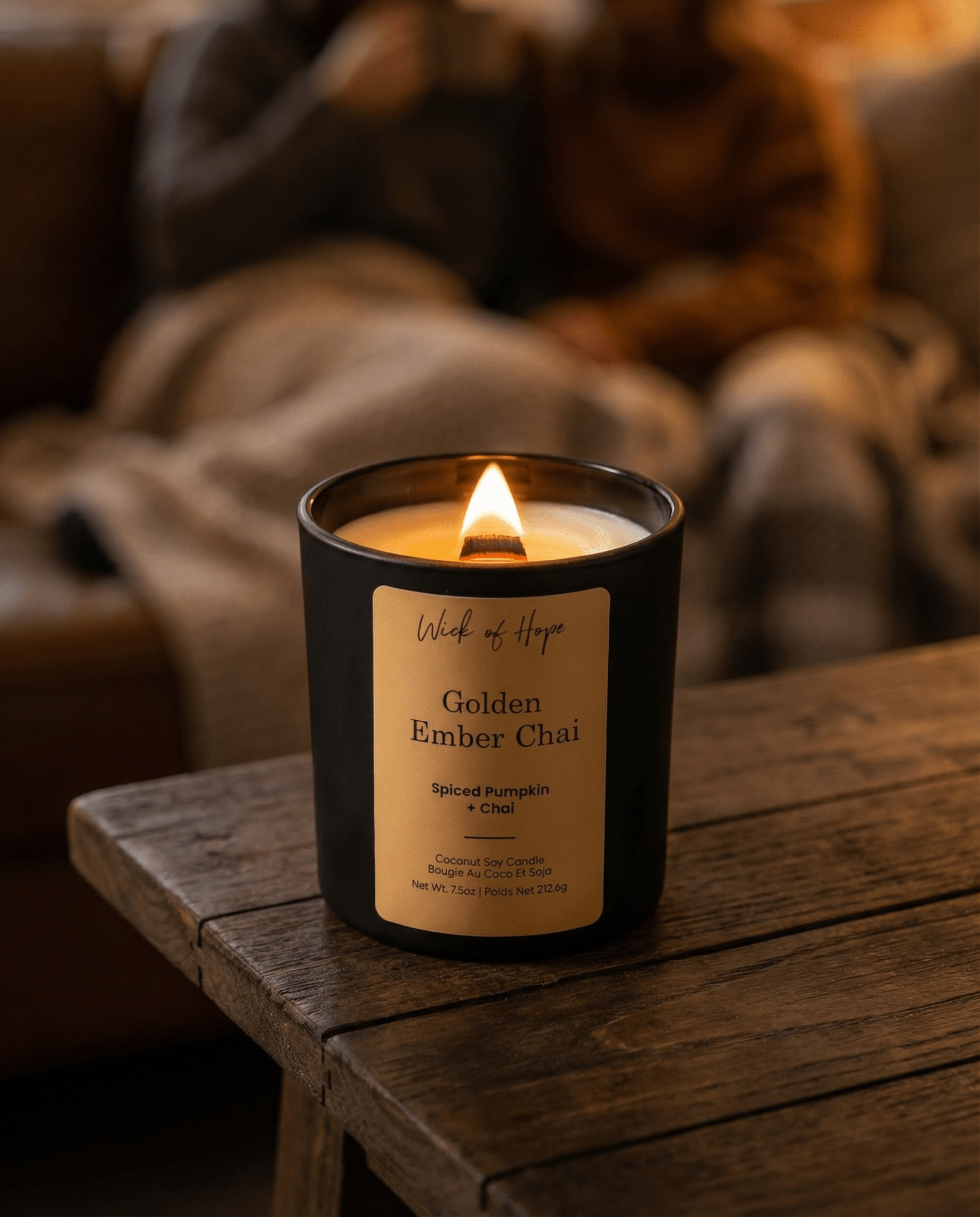 Golden Ember Chai Candle | Spiced Pumpkin + Chai - Image 5