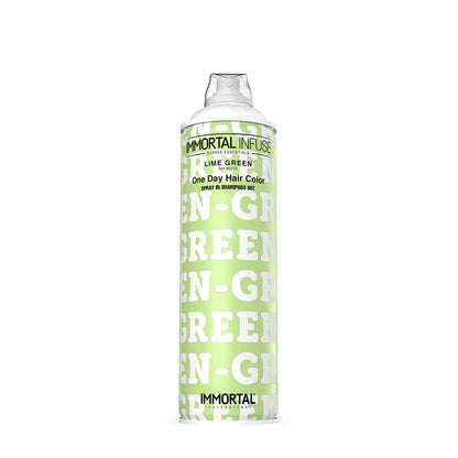 Immortal Infuse One Day Hair Color Spray Lime Green 200ML by Immortal - Sustainable Living