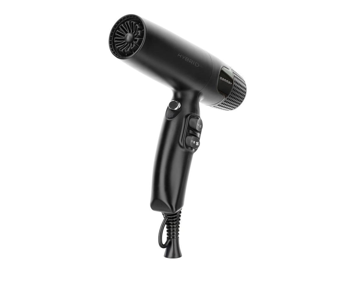 Gamma+ Hybrid Hair Dryer Black by Gamma+ - Sustainable Living