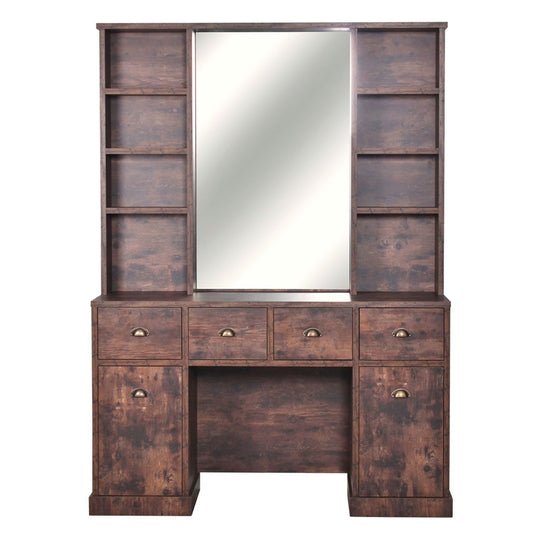 Ideal Dark Oak Elite Barber Station