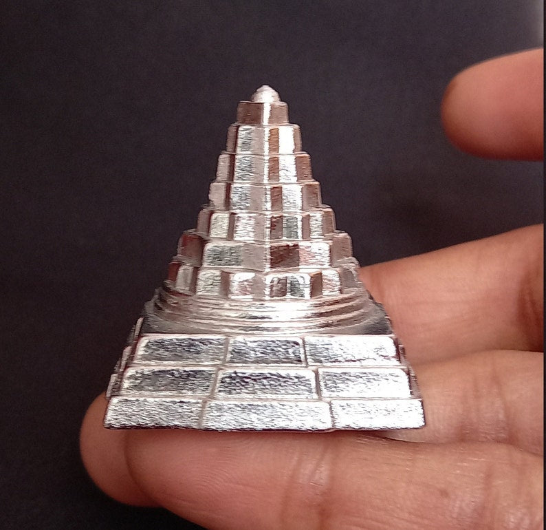Mercury Parad Shree Yantra/, Purified Mercury Parad Shree Yantra, for Prayer and Meditation