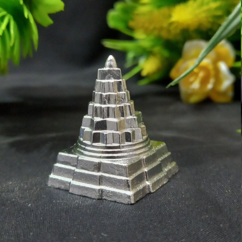 Mercury Parad Shree Yantra/, Purified Mercury Parad Shree Yantra, for Prayer and Meditation - Eco-friendly - Sama Homes