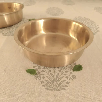 Kansa Tulsi Cookware Shallow Pan/Tope by SAMA Homes - Sustainable Living