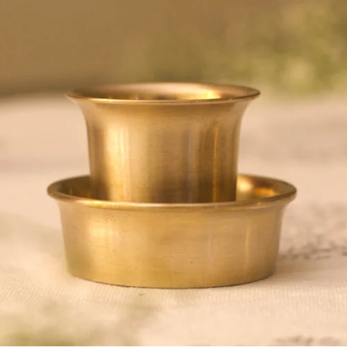 Kansa Tulsi Davara Tumbler – Image 2