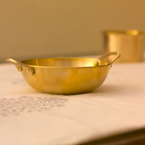 Kansa Tulsi Serveware  Kadai - Image 3