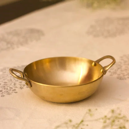 Kansa Tulsi Serveware  Kadai by SAMA Homes - kansa