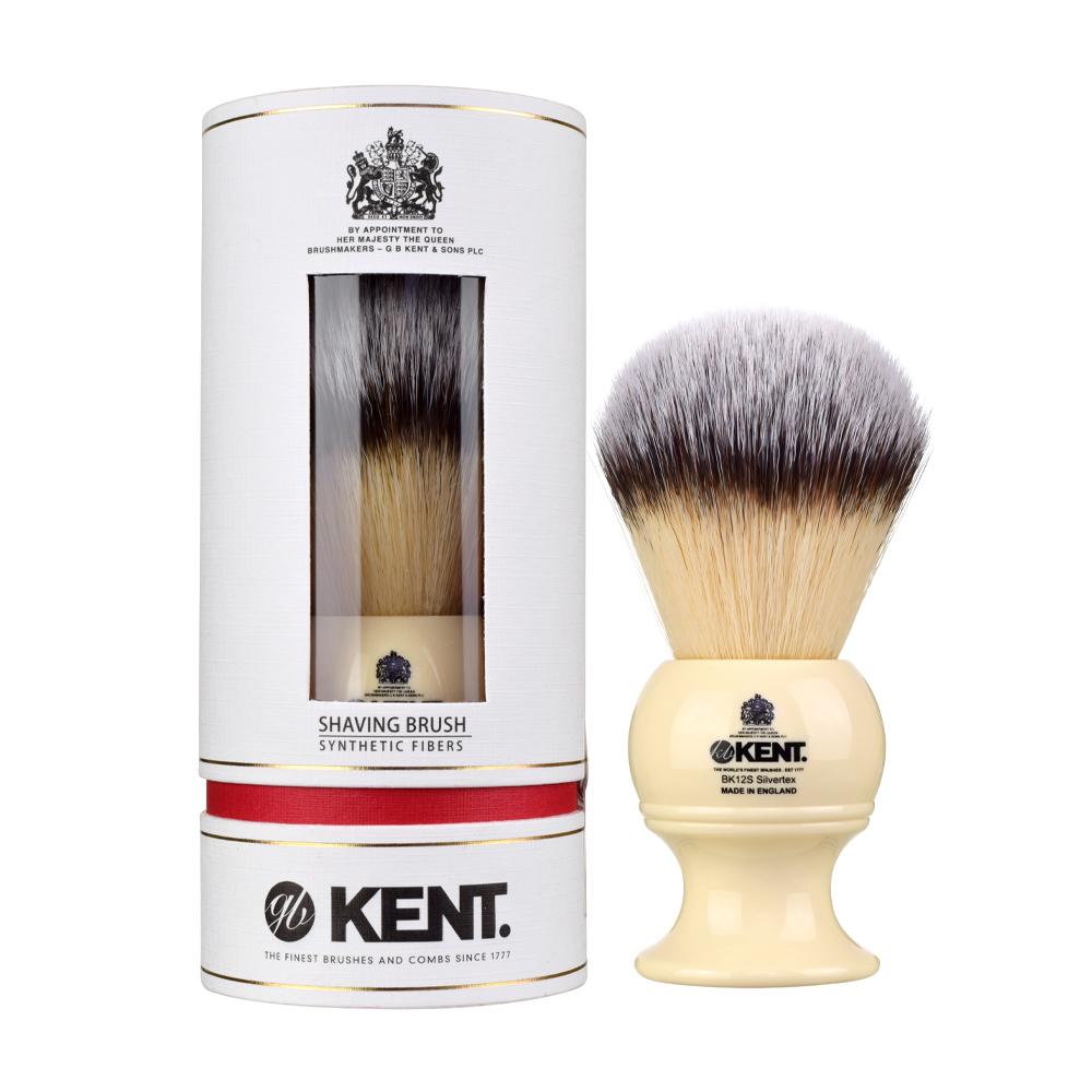 Kent Ivory Extra-Large Synthetic Shaving Brush - Eco-friendly - Sama Homes