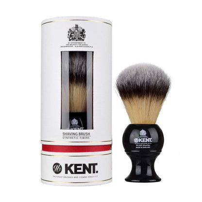 Kent Black Medium Synthetic shaving brush by Kent - Shaving Brushes
