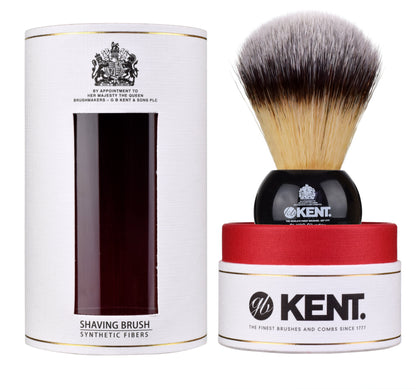 Kent Black Medium Synthetic shaving brush by Kent - Shaving Brushes (View 4)