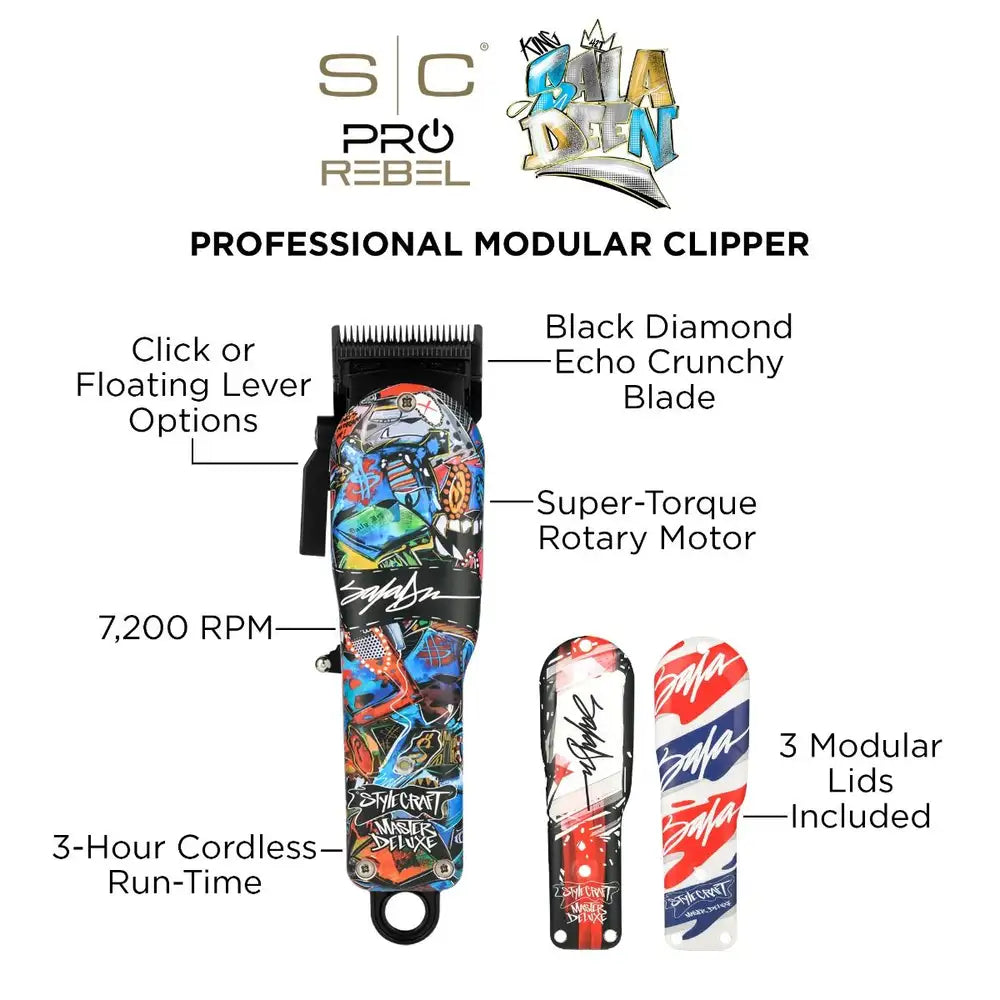 S|C Pro Rebel Clipper - King Saladeen Edition- DISCONTINUED by StyleCraft - Sustainable Living (View 7)