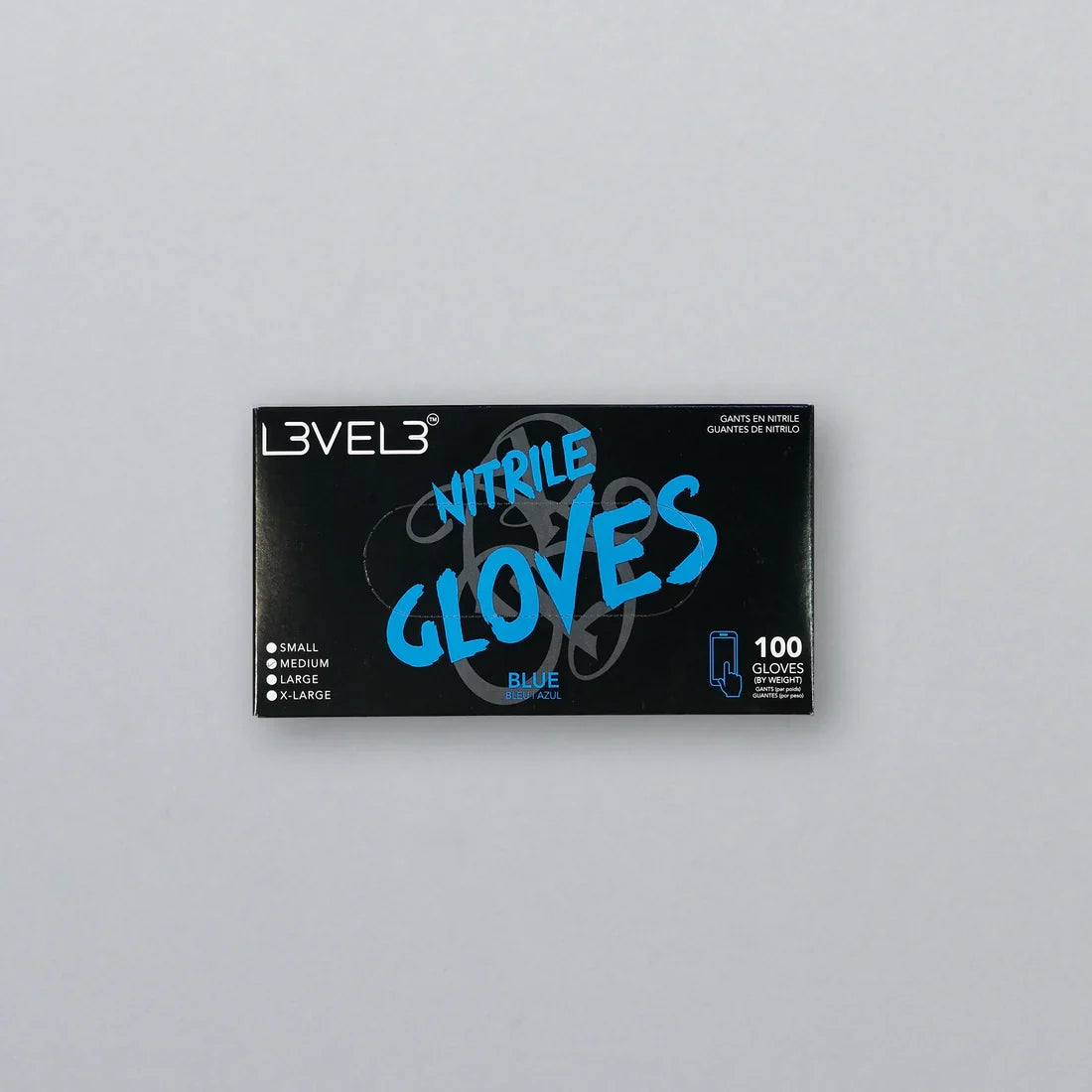 LV3 Nitrile Gloves Blue by L3VEL3 - Sustainable Living