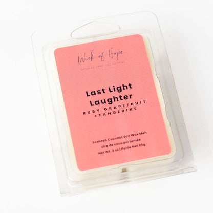 Last Light Laughter Wax Melt | Ruby Grapefruit + Tangerine by Wick of Hope - Wax Melt (View 2)