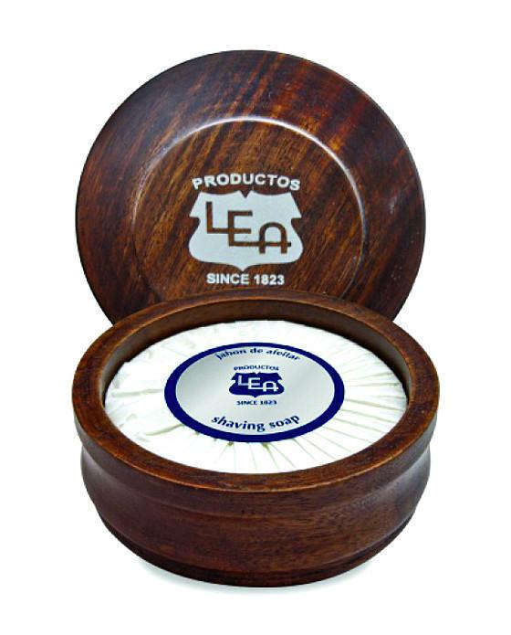LEA-31066 LEA Classic Shaving Soap in Wooden Bowl (100g/3.5oz) - Eco-friendly - Sama Homes