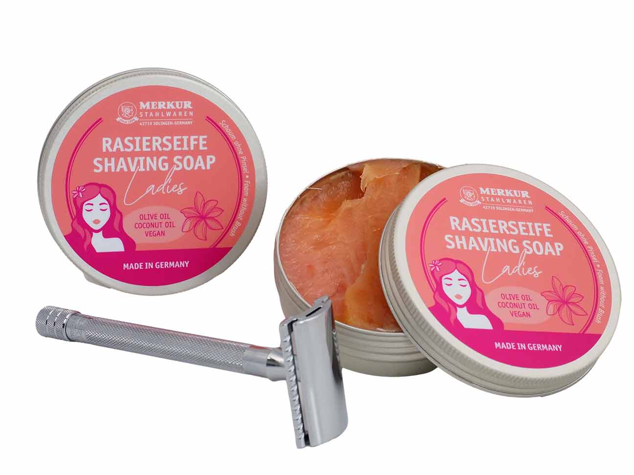 Merkur Shaving Soap - Creme LADIES, 100gr - Image 4