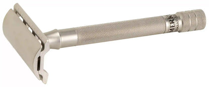Merkur 23-INOX 3-Piece DE Safety Razor, Closed Comb, Extra Long Handle, Stainless Steel by Merkur - Double Edge Safety Razors (View 4)